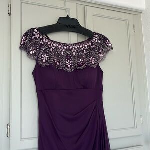 NEW Xscape Plum Color Dress